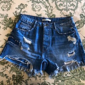 Zara denim short